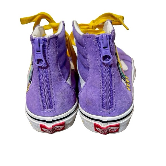 Vans The Simpsons Lisa for President Lisa 4 Prez Sk8 Hi Top Sneakers Kids Size 2 - Picture 6 of 13